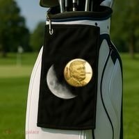 $Trump To The Moon Golf Towel thumb 2