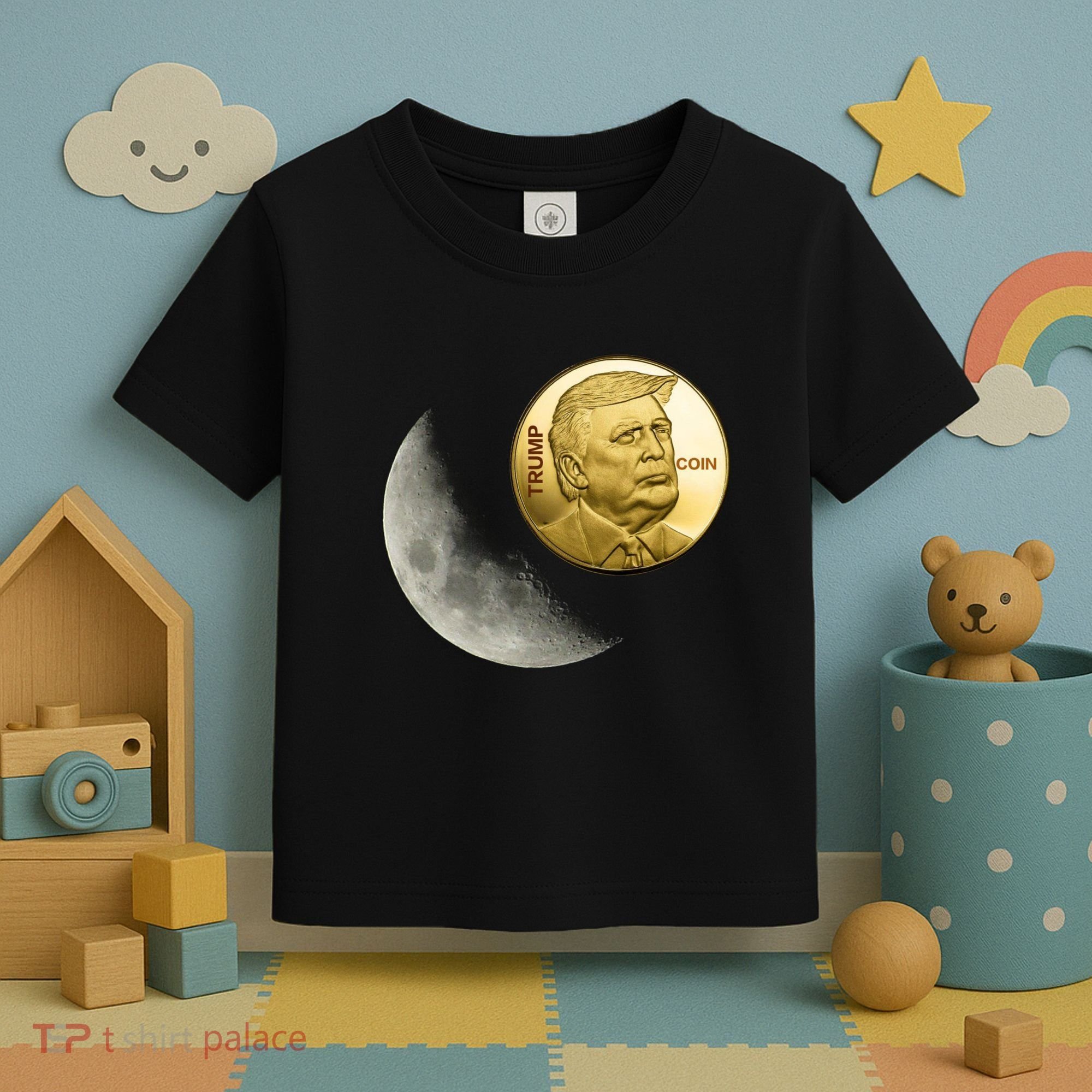 $Trump To The Moon Toddler T-Shirt
