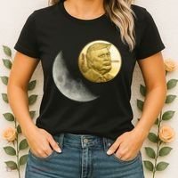 $Trump To The Moon Women's T-Shirt thumb 2