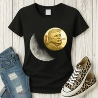 $Trump To The Moon Women's T-Shirt thumb 3