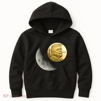 $Trump To The Moon Kids Hoodie thumb 0