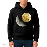 $Trump To The Moon Kids Hoodie thumb 4