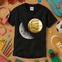 $Trump To The Moon Kids T-Shirt thumb 3