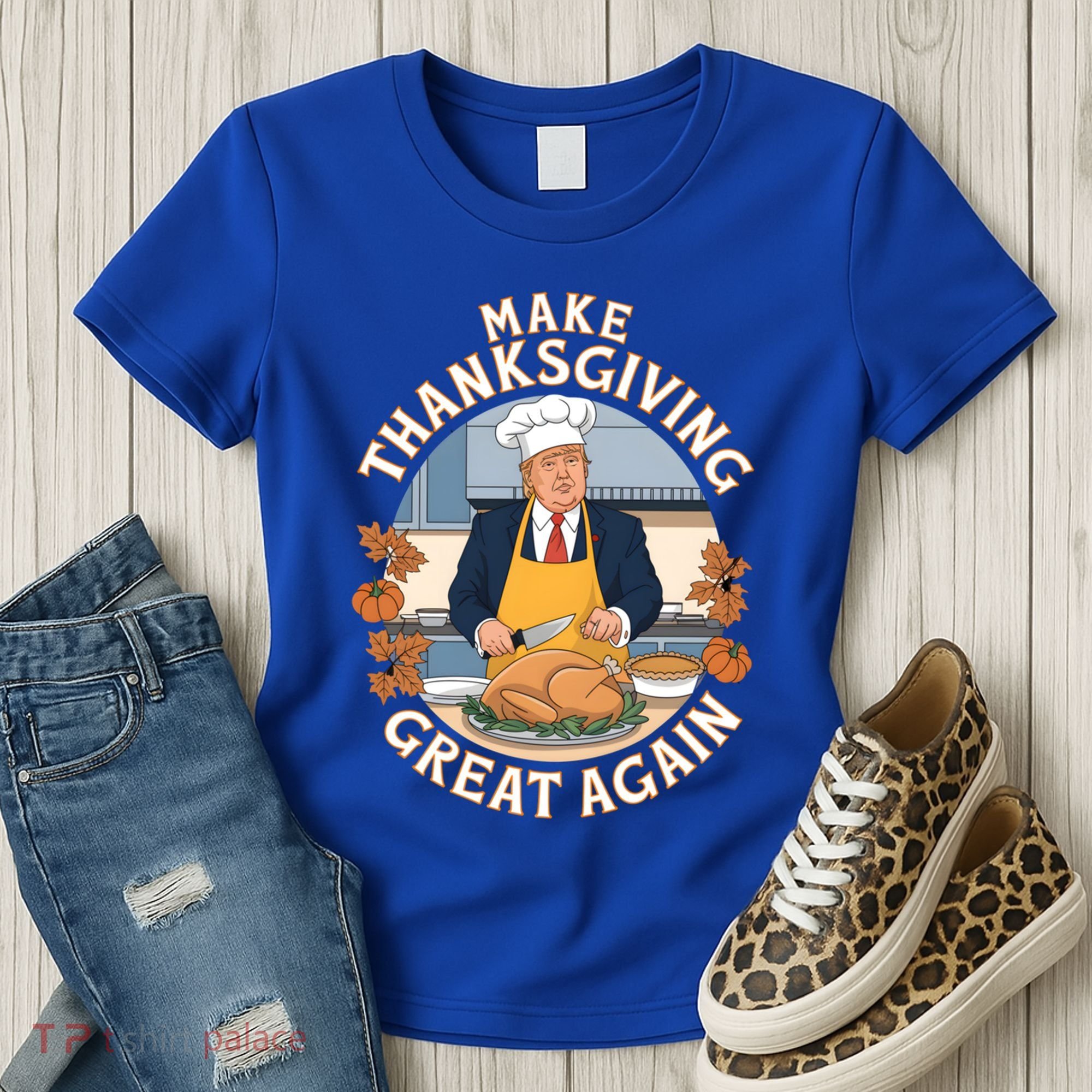 Trump Thanksgiving Turkey Make Thanksgiving Great Again Meaningful Gift Women's T-Shirt