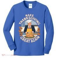 Trump Thanksgiving Turkey Make Thanksgiving Great Again Meaningful Gift Kids Long Sleeve Shirt thumb 0