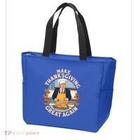 Trump Thanksgiving Turkey Make Thanksgiving Great Again Meaningful Gift Tote Bag thumb 3