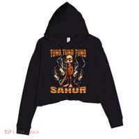 Tung Tung Tung Sahur Crop Fleece Hoodie thumb 0
