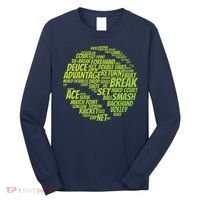 Tennis Terms Tennis Player Playing Tennis Ball Long Sleeve Shirt thumb 0