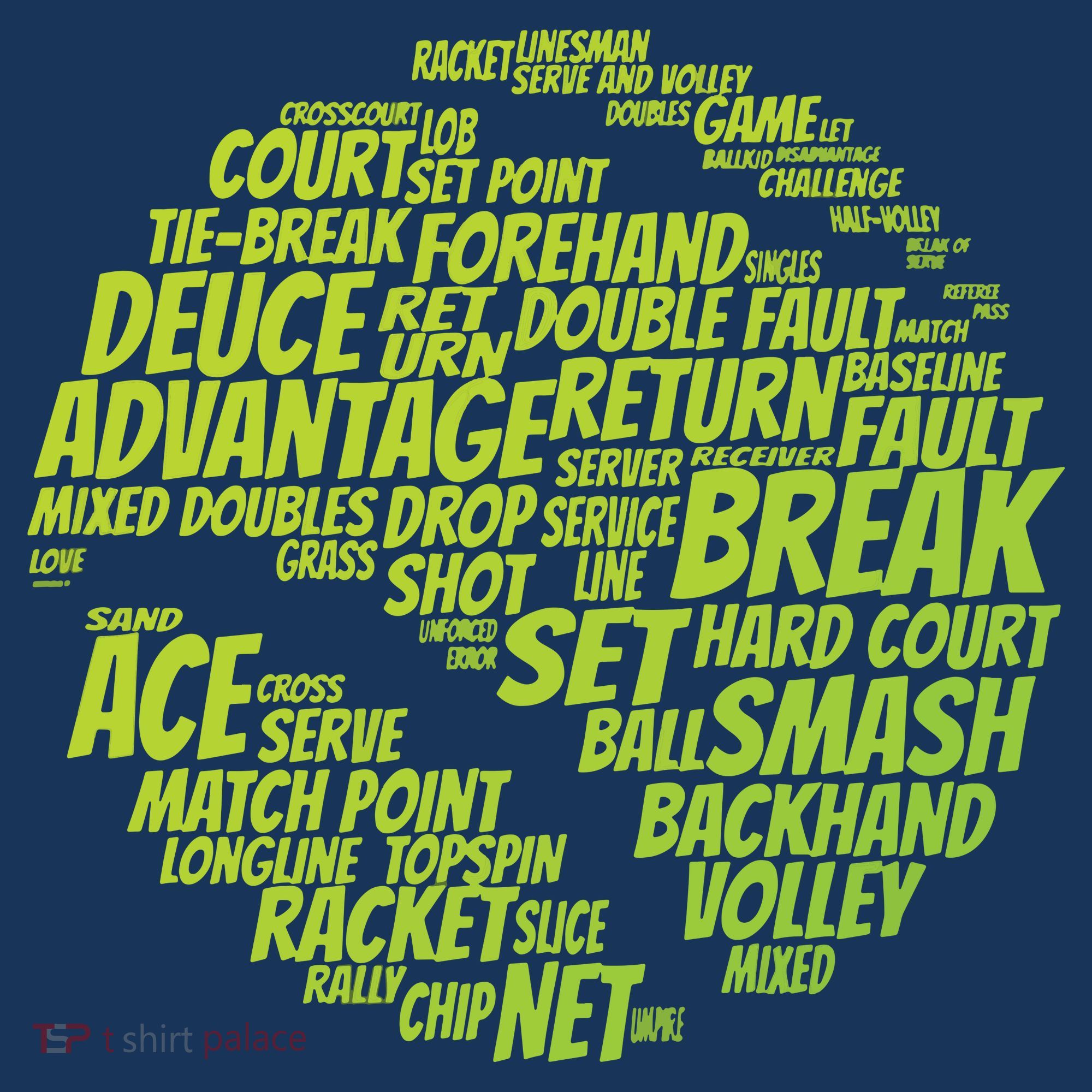 Tennis Terms Tennis Player Playing Tennis Ball Long Sleeve Shirt