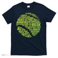 Tennis Terms Tennis Player Playing Tennis Ball T-Shirt thumb 0