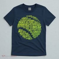Tennis Terms Tennis Player Playing Tennis Ball T-Shirt thumb 5