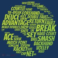 Tennis Terms Tennis Player Playing Tennis Ball Kids Sweatshirt thumb 2