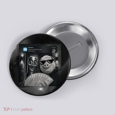 Tung Tung Tung Sahur John Pork Meme Brainrot Button