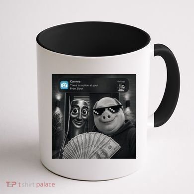 Tung Tung Tung Sahur John Pork Meme Brainrot Coffee Mug back