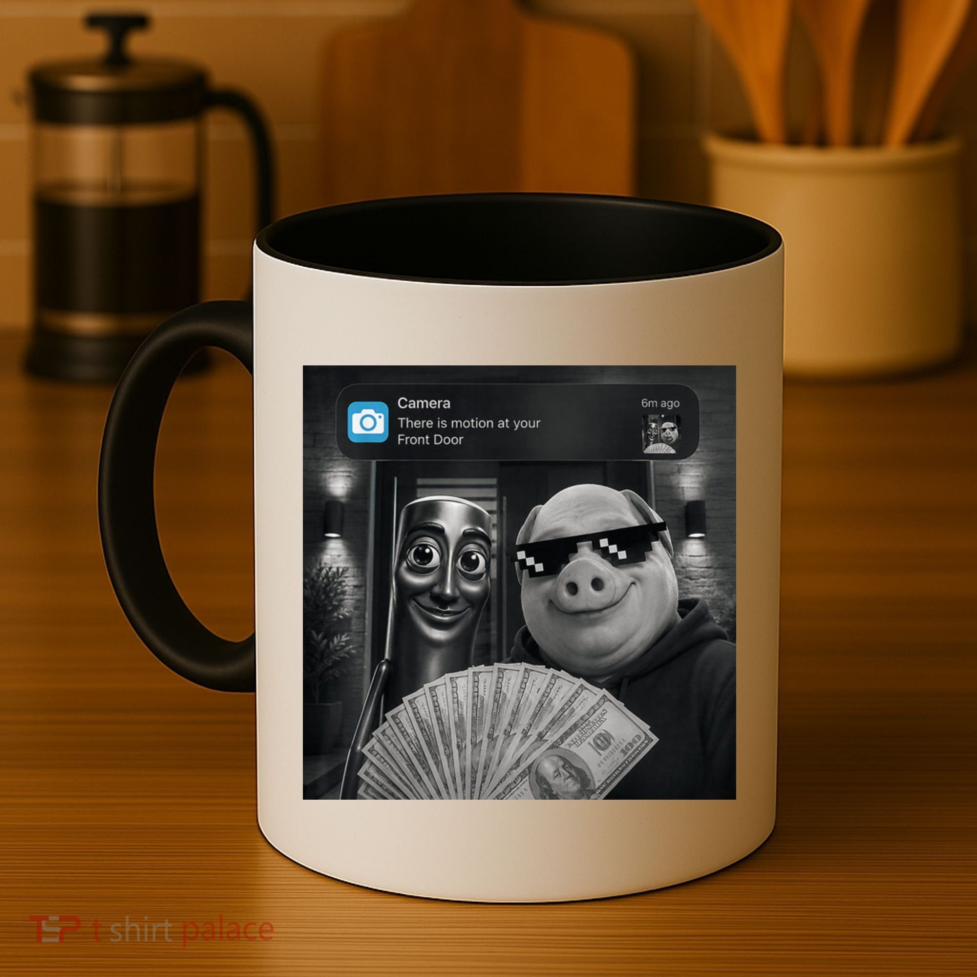 Tung Tung Tung Sahur John Pork Meme Brainrot Coffee Mug