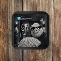 Tung Tung Tung Sahur John Pork Meme Brainrot Coaster thumb 0