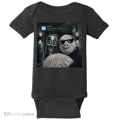 Tung Tung Tung Sahur John Pork Meme Brainrot Baby Bodysuit