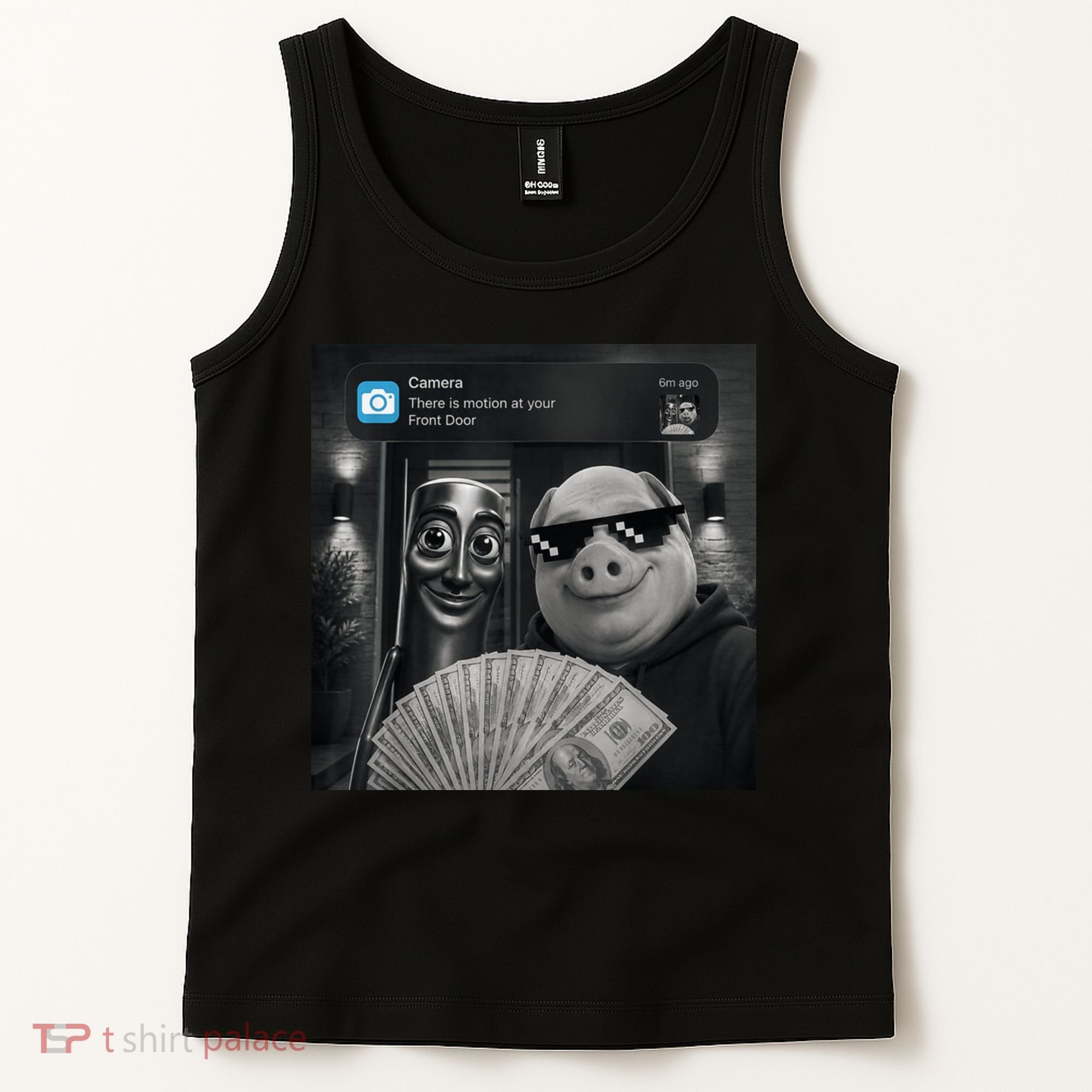 Tung Tung Tung Sahur John Pork Meme Brainrot Tank Top