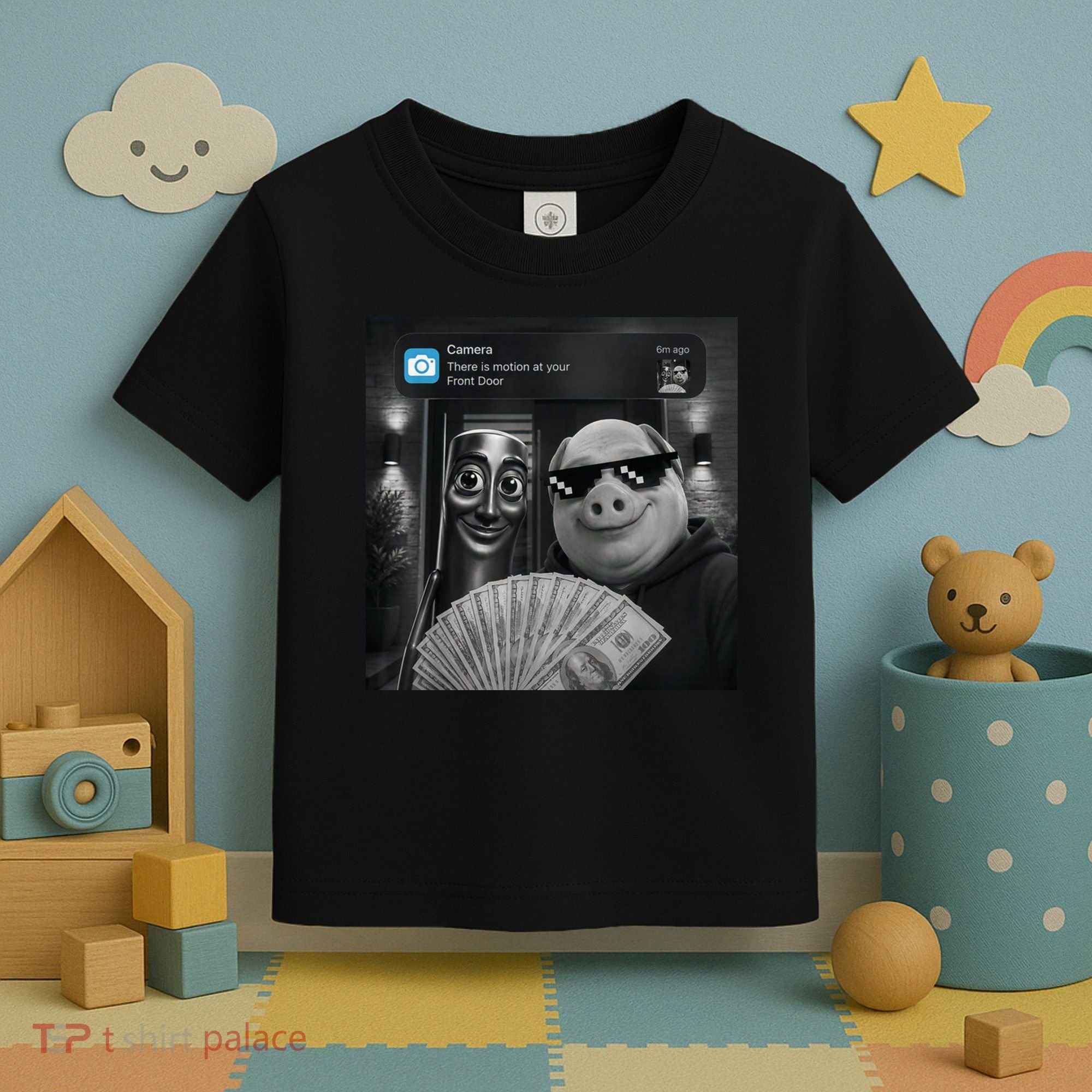 Tung Tung Tung Sahur John Pork Meme Brainrot Toddler T-Shirt