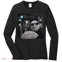 Tung Tung Tung Sahur John Pork Meme Brainrot Women's Long Sleeve Shirt thumb 0