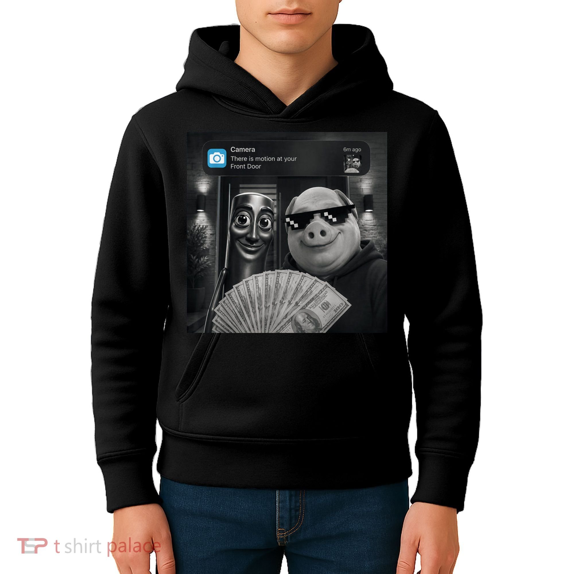 Tung Tung Tung Sahur John Pork Meme Brainrot Kids Hoodie