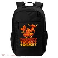 Twerkey Twerking Turkey Funny Thanksgiving Twerk Turkey Backpack thumb 0