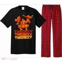 Twerkey Twerking Turkey Funny Thanksgiving Twerk Turkey Pajama Set thumb 0