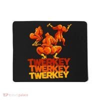 Twerkey Twerking Turkey Funny Thanksgiving Twerk Turkey Mousepad thumb 0