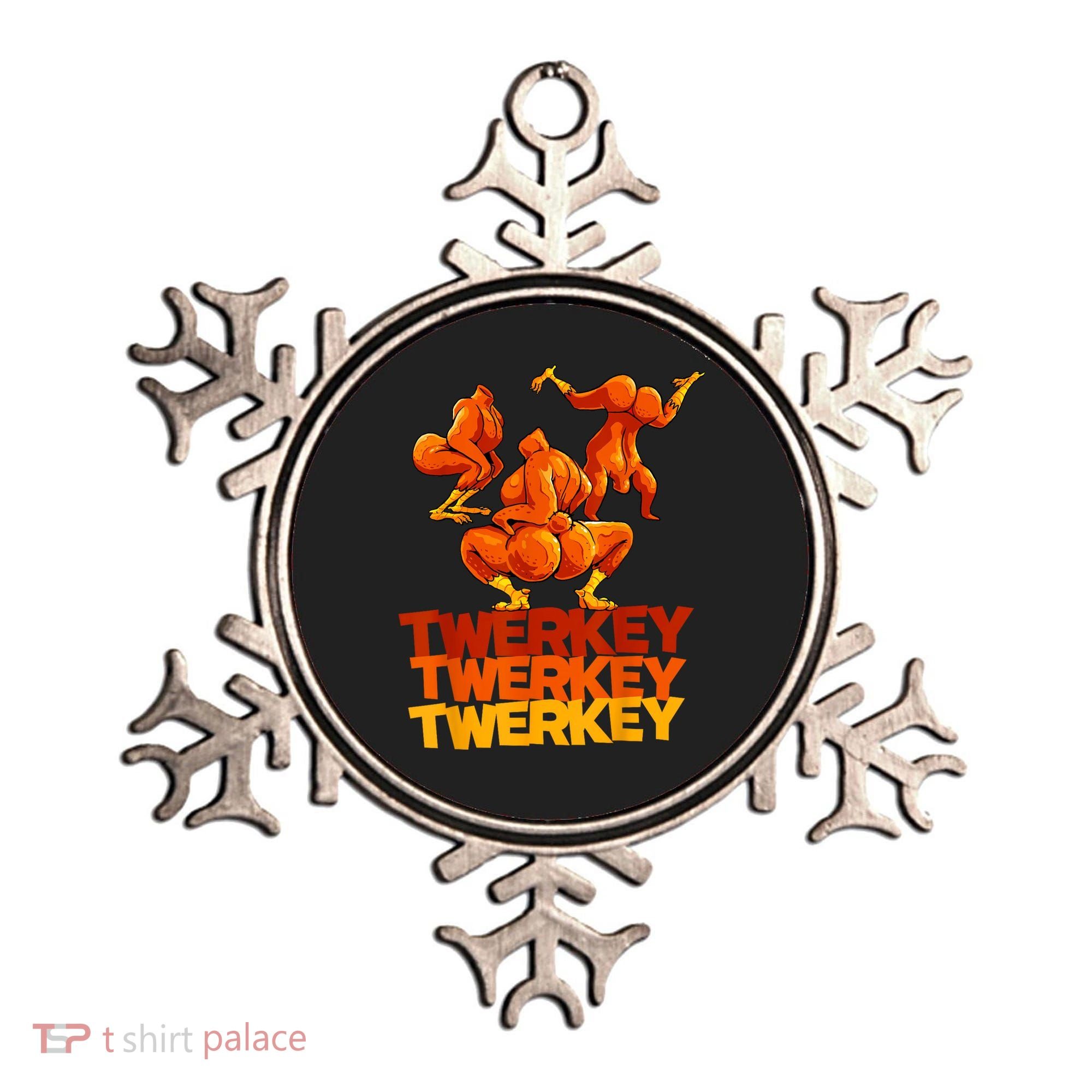 Twerkey Twerking Turkey Funny Thanksgiving Twerk Turkey Ornament