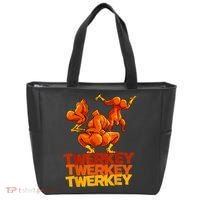 Twerkey Twerking Turkey Funny Thanksgiving Twerk Turkey Tote Bag thumb 0