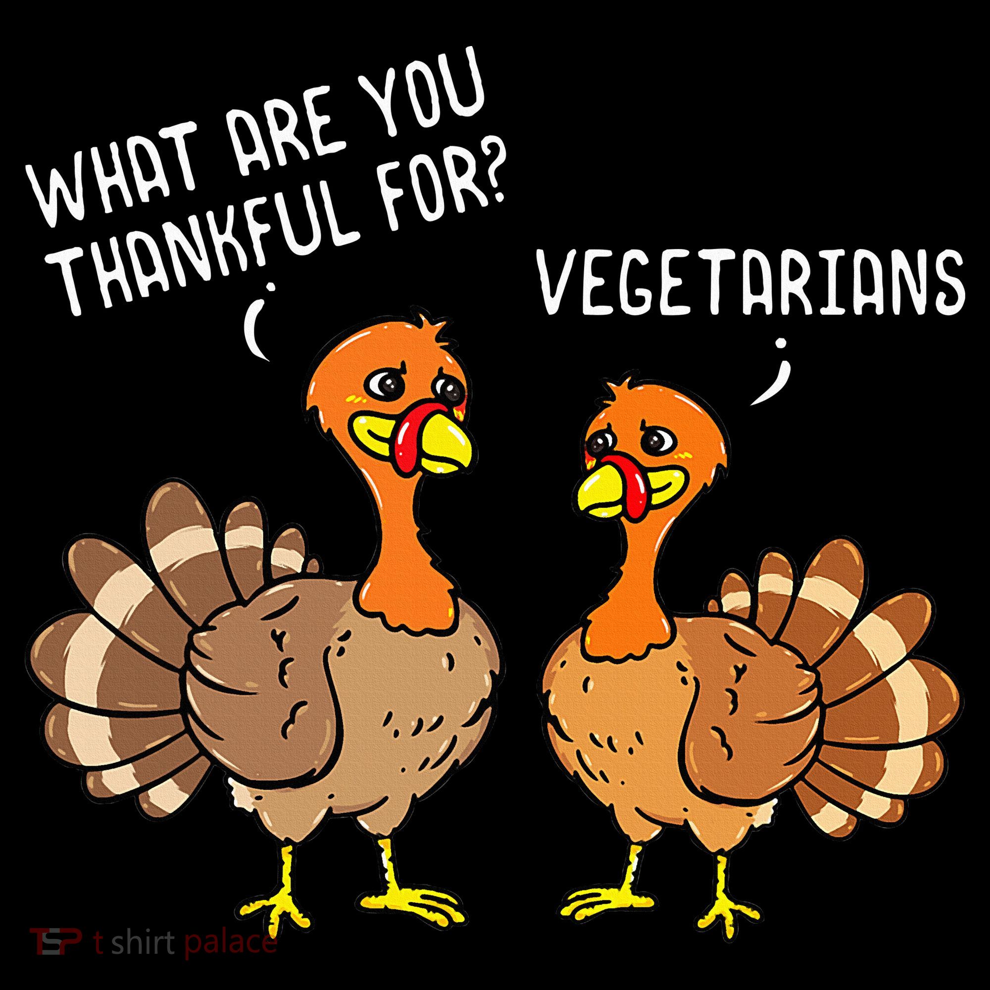 Turkeys Talking Thankful Vegetarians Thanksgiving Vegan Women's Hoodie