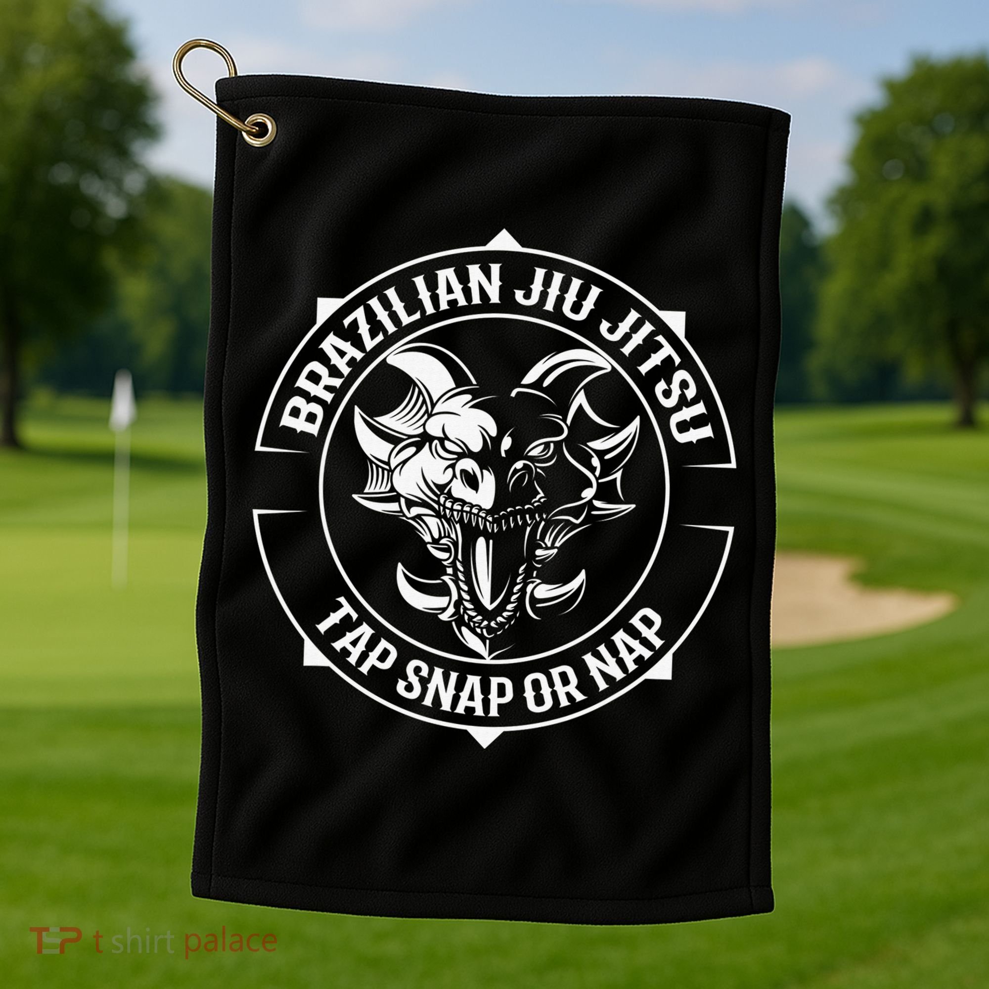 Taekwondo TKD Tae Kwon Do Dragon Art Martial Arts Grap Golf Towel