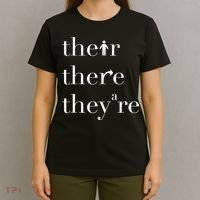 There Their They're English Teacher Funny Grammar Teacher T-Shirt thumb 4