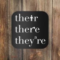 There Their They're English Teacher Funny Grammar Teacher Coaster thumb 0