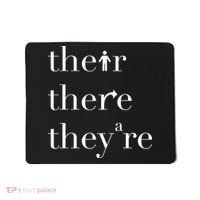 There Their They're English Teacher Funny Grammar Teacher Mousepad thumb 0