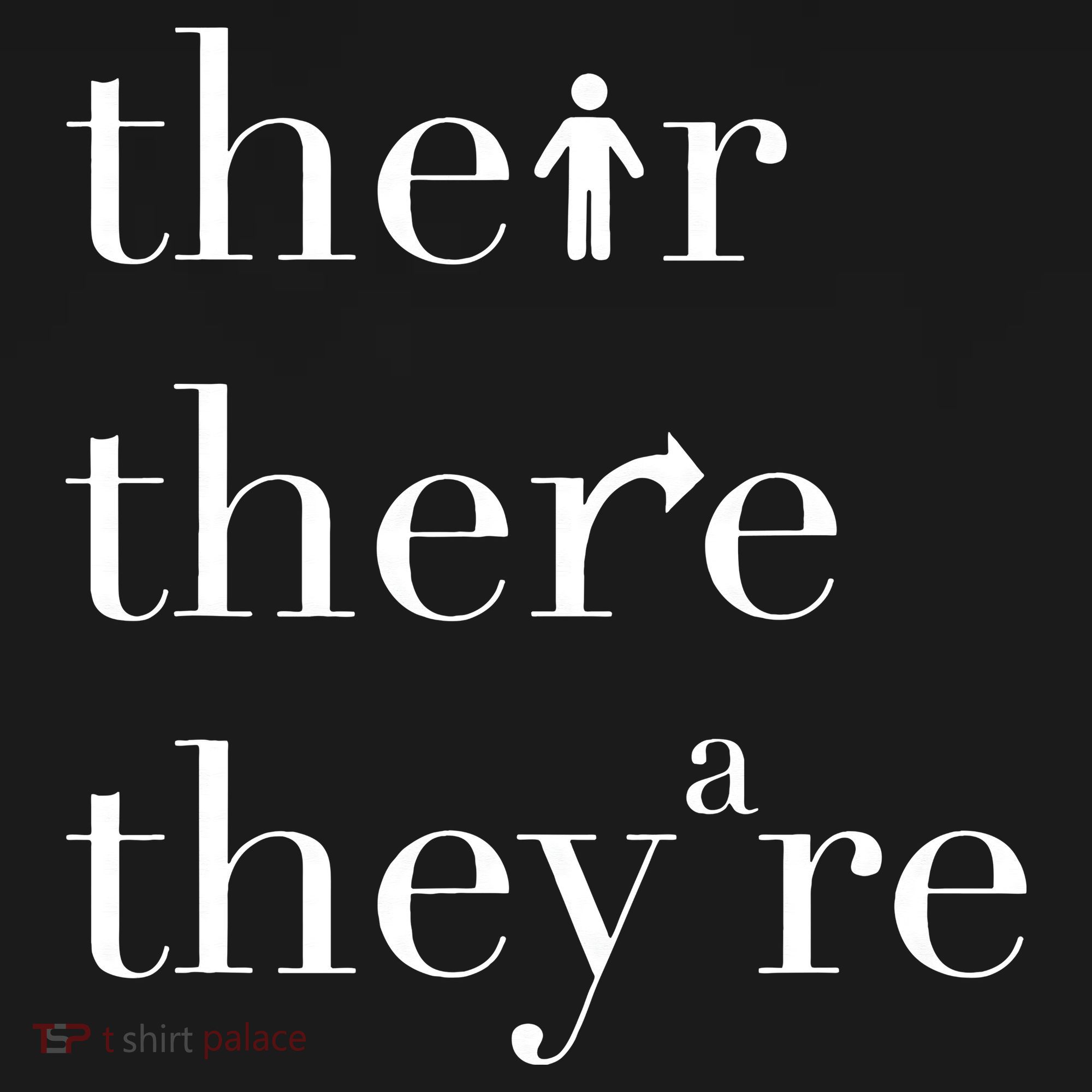 There Their They're English Teacher Funny Grammar Teacher Women's Tank Top