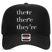 There Their They're English Teacher Funny Grammar Teacher Hat thumb 0
