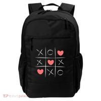 Tic Tac Toe Xoxo Valentines Day Cute Backpack thumb 0