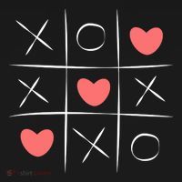 Tic Tac Toe Xoxo Valentines Day Cute Toddler Hoodie thumb 2