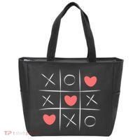 Tic Tac Toe Xoxo Valentines Day Cute Tote Bag thumb 0