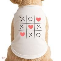 Tic Tac Toe Xoxo Valentines Day Cute Doggie Tank thumb 0