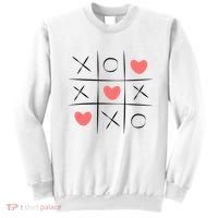 Tic Tac Toe Xoxo Valentines Day Cute Sweatshirt thumb 0