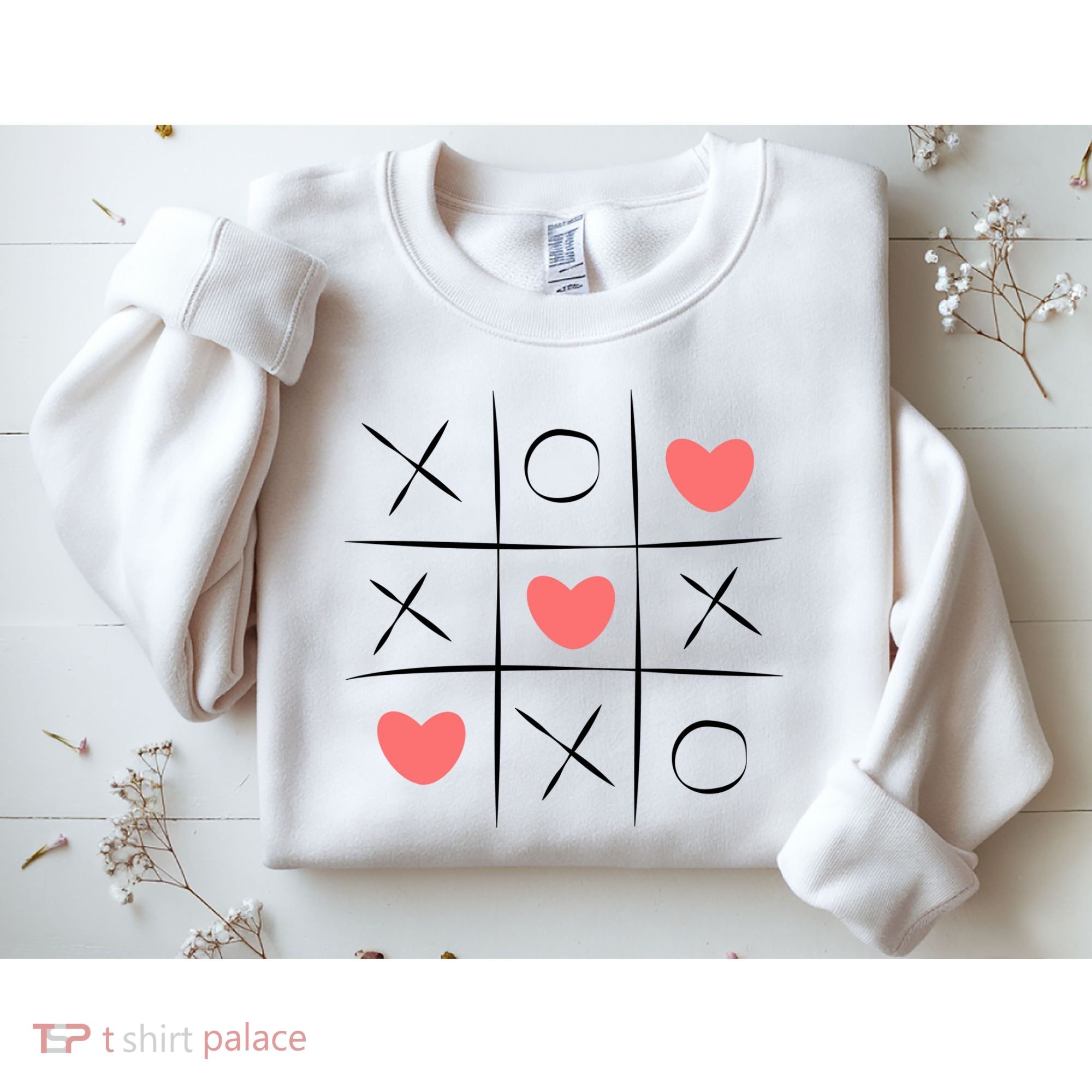 Tic Tac Toe Xoxo Valentines Day Cute Sweatshirt