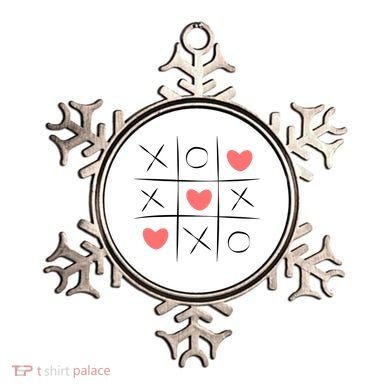 Tic Tac Toe Xoxo Valentines Day Cute Ornament