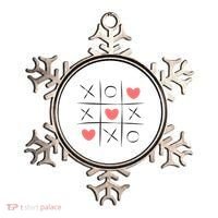 Tic Tac Toe Xoxo Valentines Day Cute Ornament thumb 0