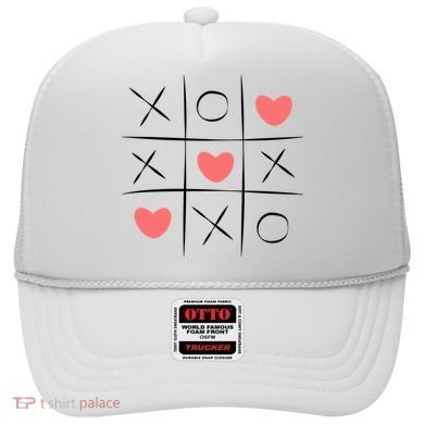 Tic Tac Toe Xoxo Valentines Day Cute Hat