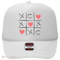 Tic Tac Toe Xoxo Valentines Day Cute Hat thumb 0