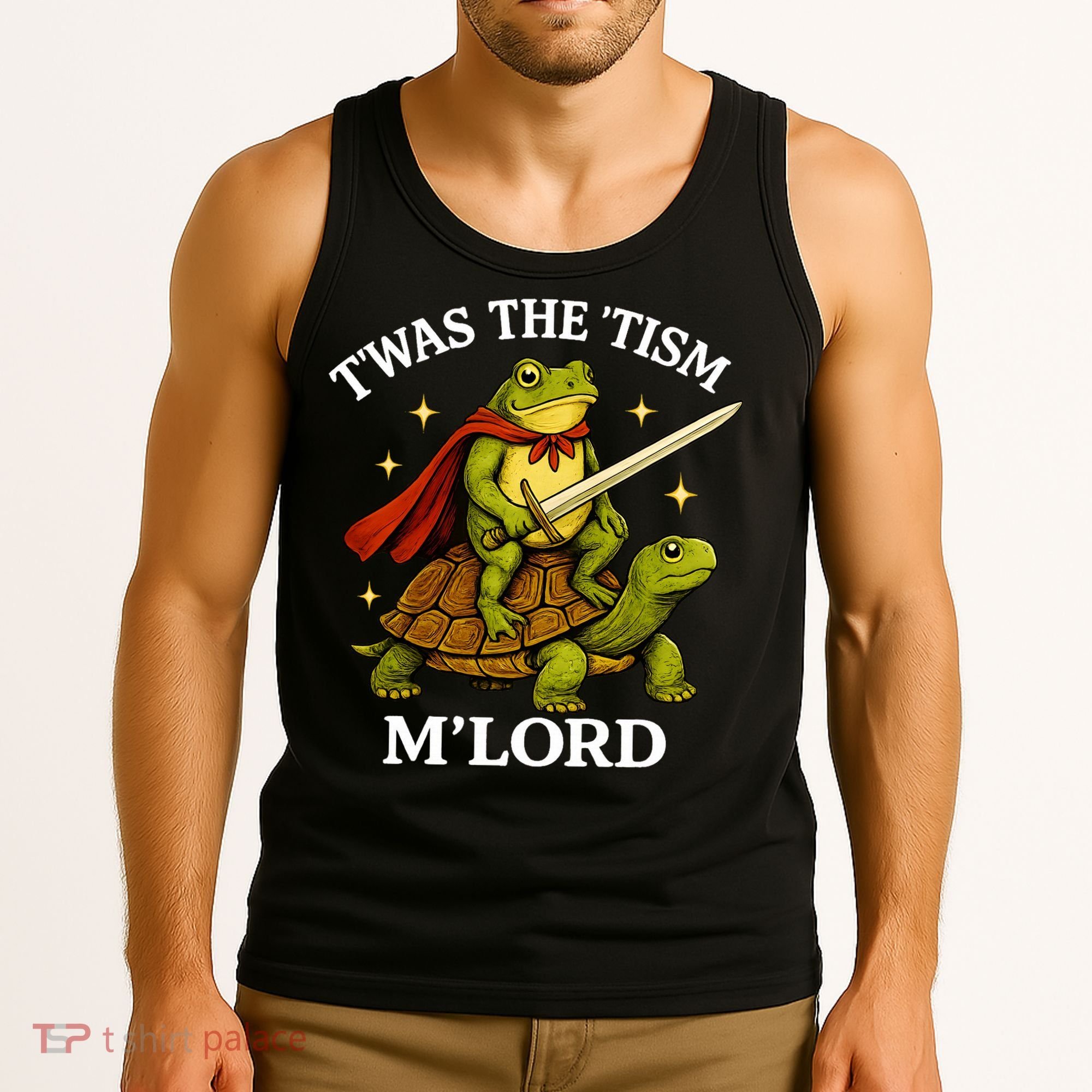 TWAS The Tism M Lord Autism Tank Top