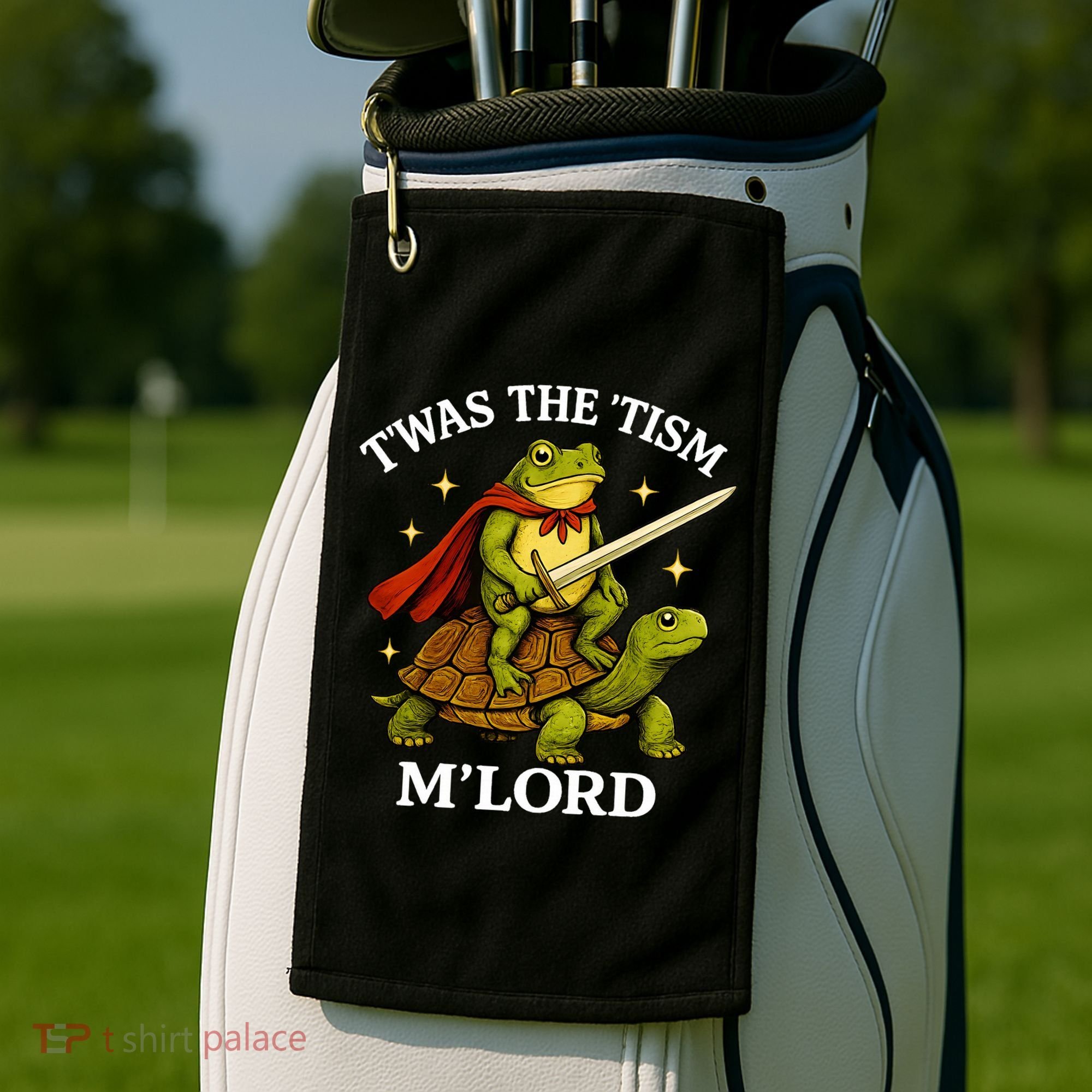 TWAS The Tism M Lord Autism Golf Towel