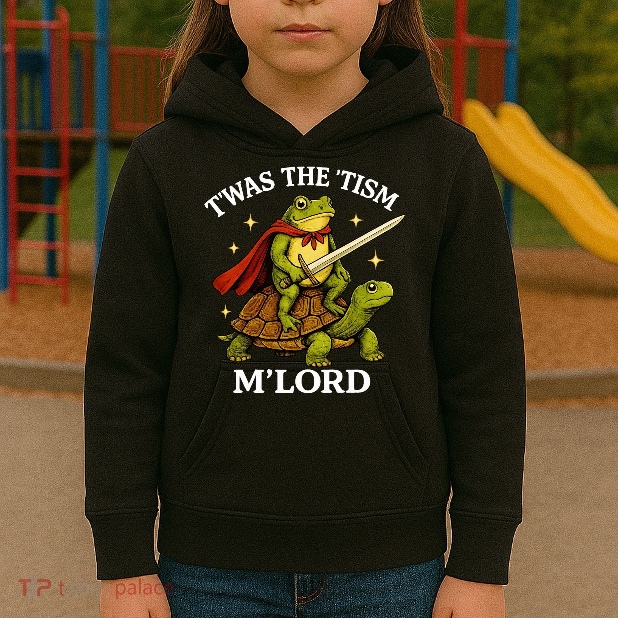 TWAS The Tism M Lord Autism Kids Hoodie